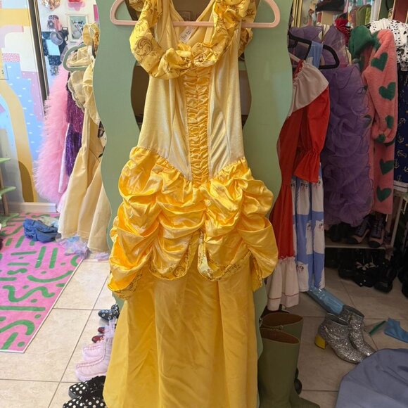 Little adventures Yellow Disney Belle costume dress women’s size 2-4 - Picture 2 of 6
